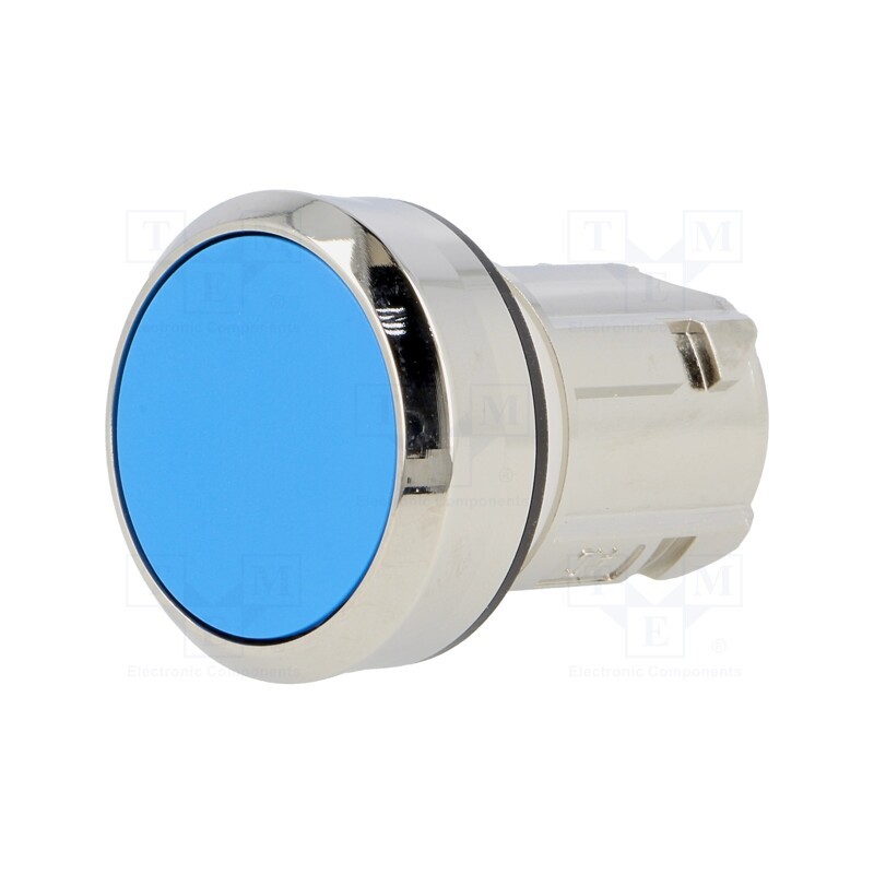 1 pcs x SIEMENS - 3SU1050-0AB50-0AA0 - Switch: push-button, 22mm, Stabl.pos: 1, blue, none, IP67, flat