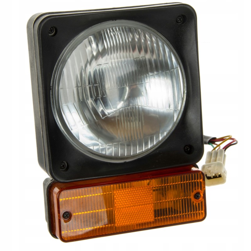 Headlight with turn signal JCB Fastrac H4 lamp