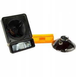 Headlight with turn signal JCB Fastrac H4 lamp