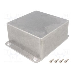 1 pcs x HAMMOND - 1590WUFL - Enclosure: multipurpose, X: 120mm, Y: 120mm, Z: 58mm, 1590W, natural