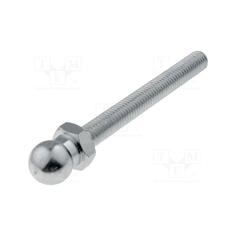 1 pcs x ELESA+GANTER - SM-14-M8X68 - Pin, M8, Plunger mat: steel, Ø: 14mm, Plating: zinc, Thread len: 68mm