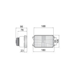 Headlight 2 funk manitou massey ferguson