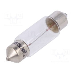 10 pcs x LUCAS - LLB242T - Filament lamp: automotive, SV8,5s, transparent, 24V, 5W, LLB