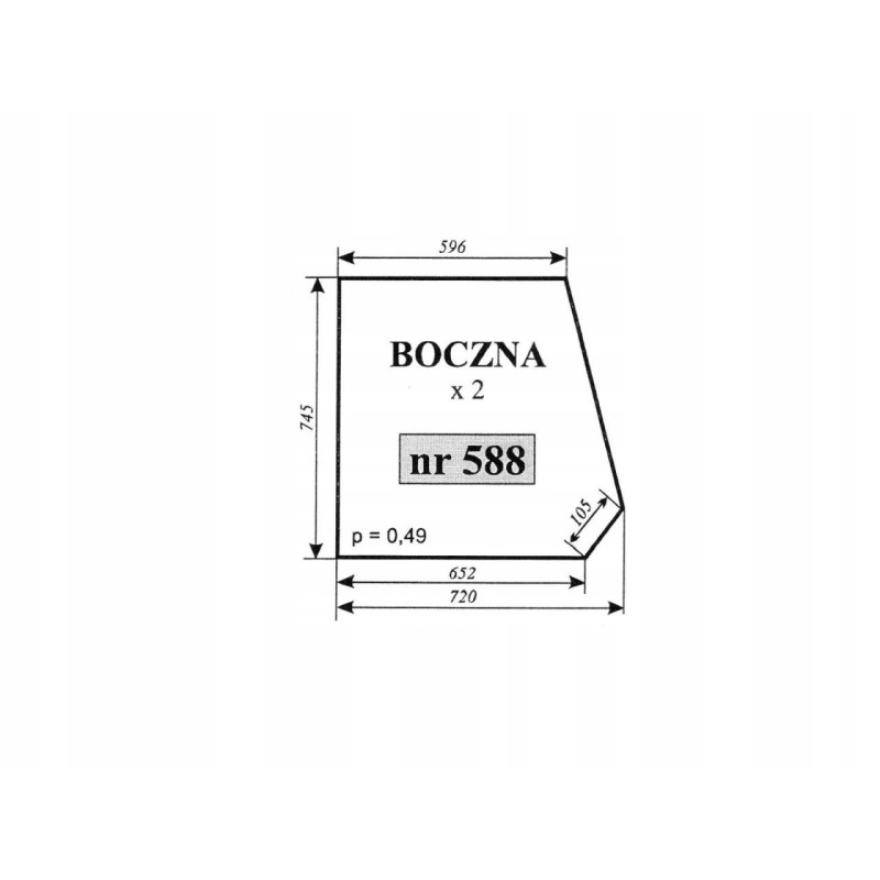Side window c 330 ursus mf zamosc 588