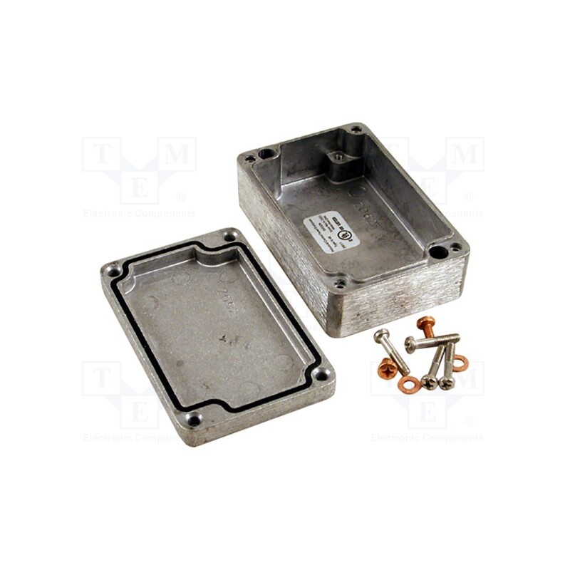 1 pcs x HAMMOND - 1590Z062 - Enclosure: multipurpose, X: 64mm, Y: 98mm, Z: 36mm, 1590Z, aluminium