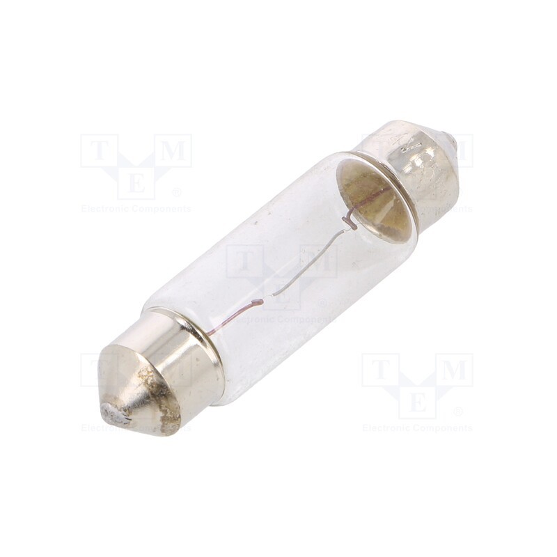 10 pcs x ELTA - EB0242TB - Filament lamp: automotive, SV8,5s, transparent, 24V, 5W, VISIONPRO