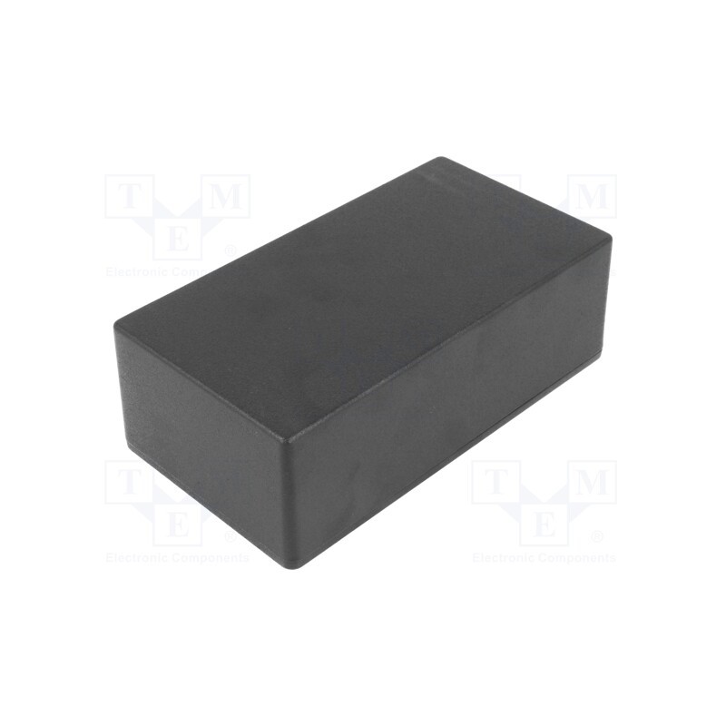 1 pcs x HAMMOND - 1590P1BK - Enclosure: multipurpose, X: 82mm, Y: 153mm, Z: 50mm, 1590, aluminium