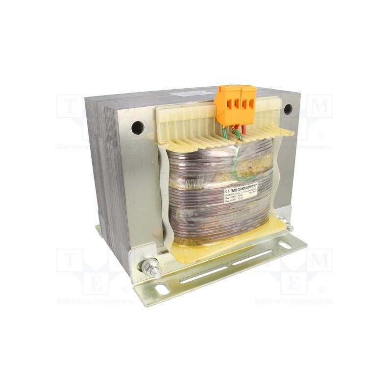 1 pcs x INDEL - TMB 2500/002M/1 - Transformer: mains, 2500VA, 400VAC, 230V, Leads: terminal block
