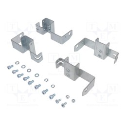 1 set x ETI POLAM - UW-GT 150 - Clip, Series: SOLID GSX, mounting plate, 4pcs.