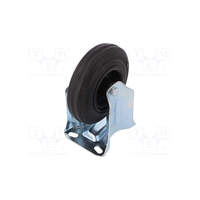 1 pcs x ELESA+GANTER - 449661 - Transport wheel, Ø: 125mm, W: 37.5mm, H: 156mm, rigid, Rol.load: 850N