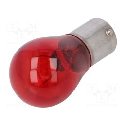 10 pcs x ELTA - EB0389TB - Filament lamp: automotive, BA15S, red, 12V, 21W, VISIONPRO