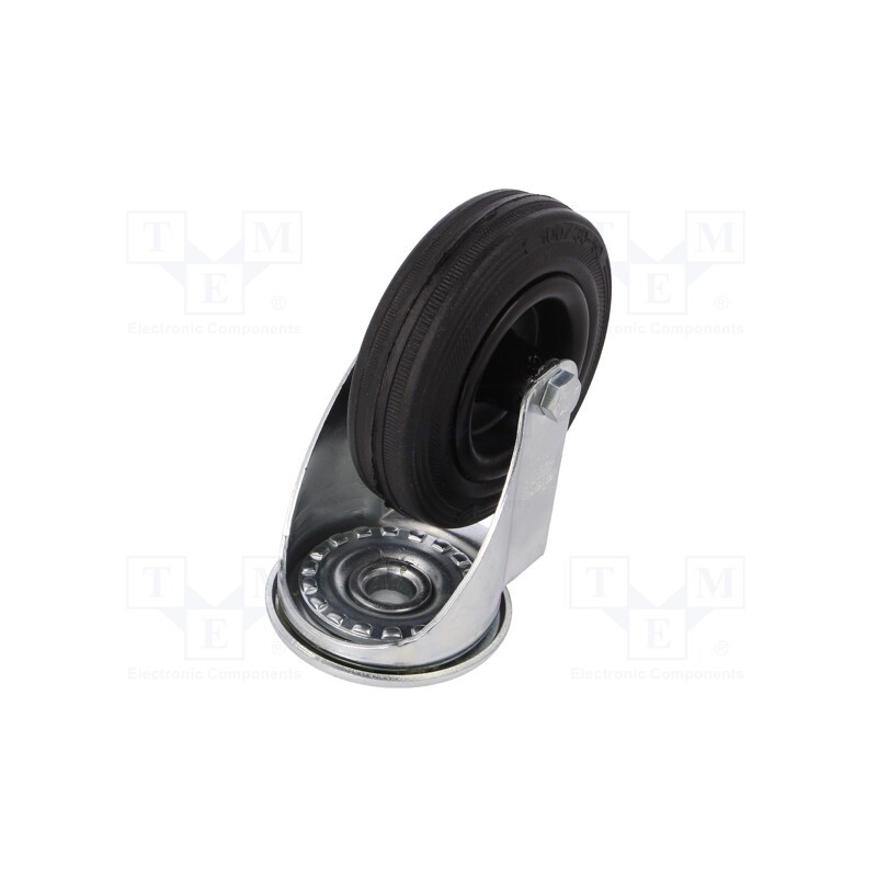 1 pcs x ELESA+GANTER - 449706 - Transport wheel, Ø: 100mm, W: 30mm, H: 128mm, torsional, 76kg