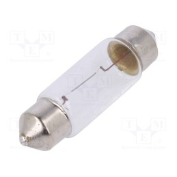 10 pcs x LUCAS - LLB239T - Filament lamp: automotive, SV8,5s, transparent, 12V, 5W, LLB