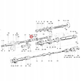 Zetor gearbox spacer