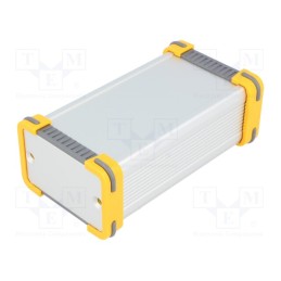1 pcs x FISCHER ELEKTRONIK - FR 55 35 100 ME - Enclosure: with panel, FR, X: 63.6mm, Y: 100mm, Z: 43mm, aluminium