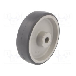 1 pcs x ELESA+GANTER - 452511 - Transport wheel, Ø: 125mm, W: 35mm, Dyn.load: 1.2kN, Rol.load: 1.2kN