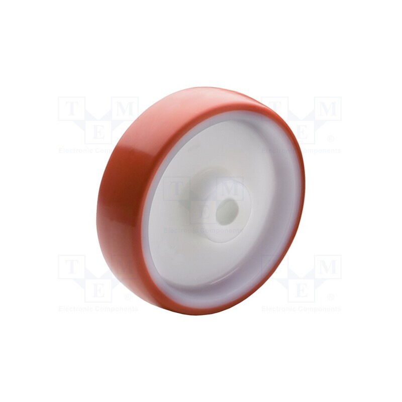 1 pcs x ELESA+GANTER - 451006 - Transport wheel, Ø: 100mm, W: 30mm, Dyn.load: 1.7kN, Rol.load: 1.7kN