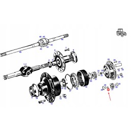 F285300020080 planetary drive needle 4 x 21 8