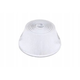 White marker lamp shade, low d 47 d 50 sockets