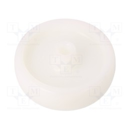 1 pcs x ELESA+GANTER - 450516 - Transport wheel, Ø: 125mm, W: 44mm, hub with pass-through hole