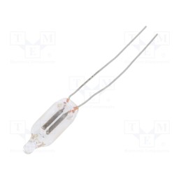 10 pcs x BRIGHTMASTER - NEON-2 - Filament lamp: neon, orange, 90VDC, 65VAC, 0.3mA, Ø: 6mm, L: 18mm