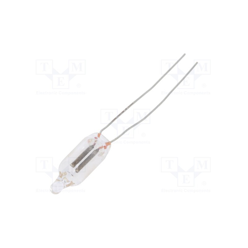 10 pcs x BRIGHTMASTER - NEON-2 - Filament lamp: neon, orange, 90VDC, 65VAC, 0.3mA, Ø: 6mm, L: 18mm