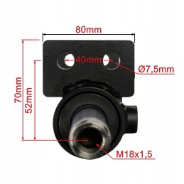 Transverse power steering cylinder c 360 2x100 option