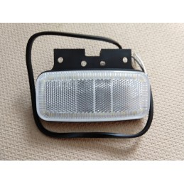 Rectangular white LED marker lamp with reflector