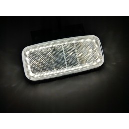 Rectangular white LED marker lamp with reflector