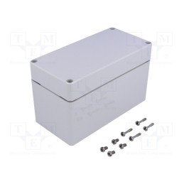1 pcs x FIBOX - AB 081610 - Enclosure: multipurpose, X: 80mm, Y: 160mm, Z: 95mm, EURONORD, ABS