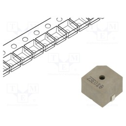 1 pcs x Cre-sound Electronics - LEB1310BS-03S-2.4-R - Sound transducer: electromagnetic alarm, freson: 2.4kHz, 30mA