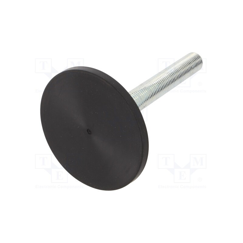 1 pcs x ELESA+GANTER - GN 40-40-M16-75-A1-U - Foot, without locknut,with no-slip disk,with lever, M16, steel