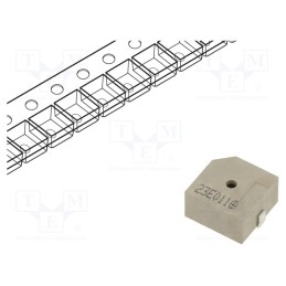 1 pcs x Cre-sound Electronics - LEB1370BS-03S-2.4-R - Sound transducer: electromagnetic alarm, freson: 2.4kHz, 30mA