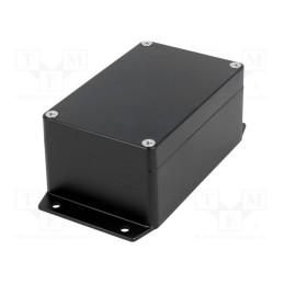 1 pcs x GAINTA - G108MFBK-IP67 - Enclosure: multipurpose, X: 80mm, Y: 125mm, Z: 57mm, aluminium, black