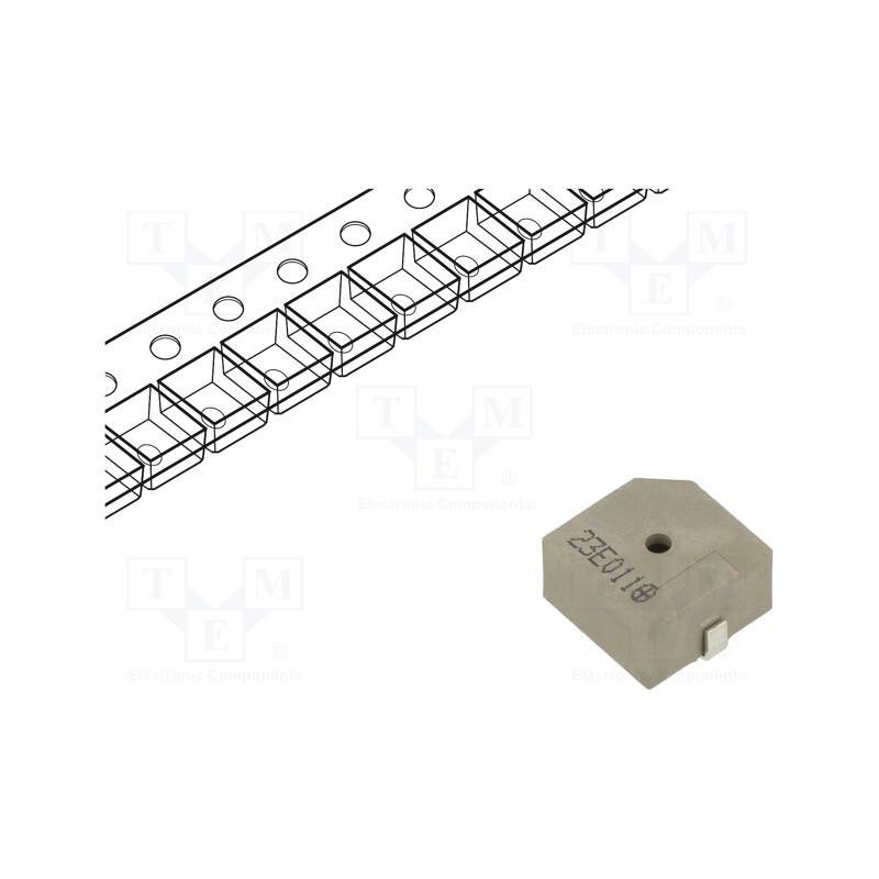 1 pcs x Cre-sound Electronics - LEB1370BS-05S-2.4-R - Sound transducer: electromagnetic alarm, freson: 2.4kHz, 30mA