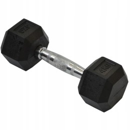 Rubber dumbbell hex 4 kg enero fit