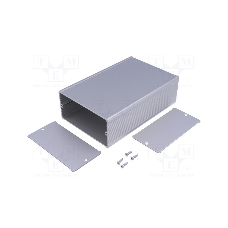 1 pcs x FISCHER ELEKTRONIK - TUF 105 52 160 ME - Enclosure: with panel, TUF, X: 105mm, Y: 160mm, Z: 52mm, aluminium