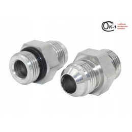 Hydraulic connection nipple unf 7 8 unf 9 16