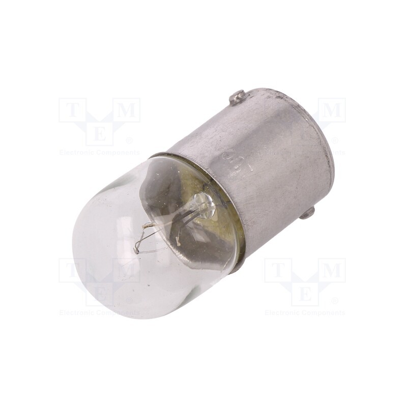 10 pcs x LUCAS - LLB207T - Filament lamp: automotive, BA15S SCC, transparent, 12V, 5W, LLB