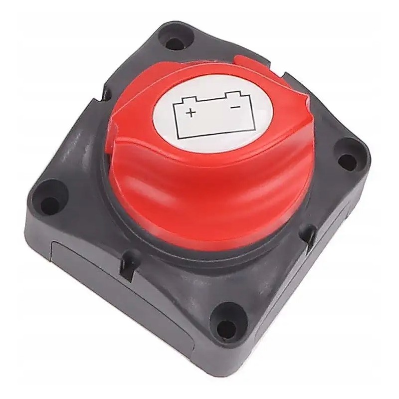 Ground current switch, battery lever, disconnector