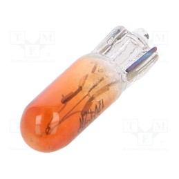 10 pcs x ELTA - EB0300TB - Filament lamp: automotive, W2x4.6d, orange, 12V, 1.2W, VISIONPRO