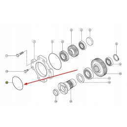 318742 0 o-ring 158 42 x 2 62