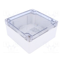 1 pcs x HAMMOND - 1554N2GYCL - Enclosure: multipurpose, X: 120mm, Y: 120mm, Z: 60mm, 1554, grey, IP66
