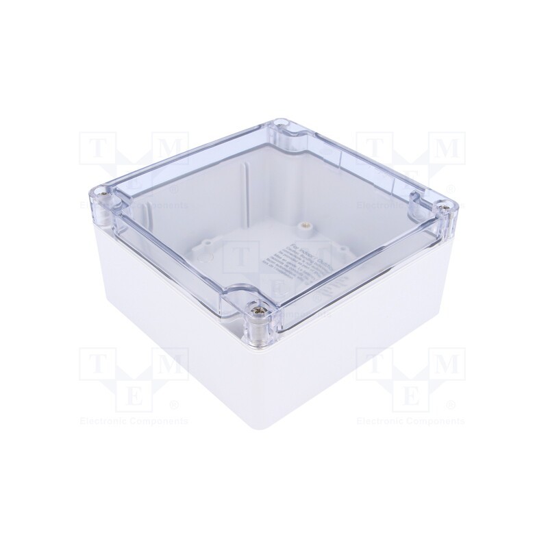 1 pcs x HAMMOND - 1554N2GYCL - Enclosure: multipurpose, X: 120mm, Y: 120mm, Z: 60mm, 1554, grey, IP66