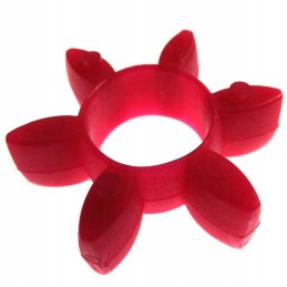 Rubber insert for the power steering clutch