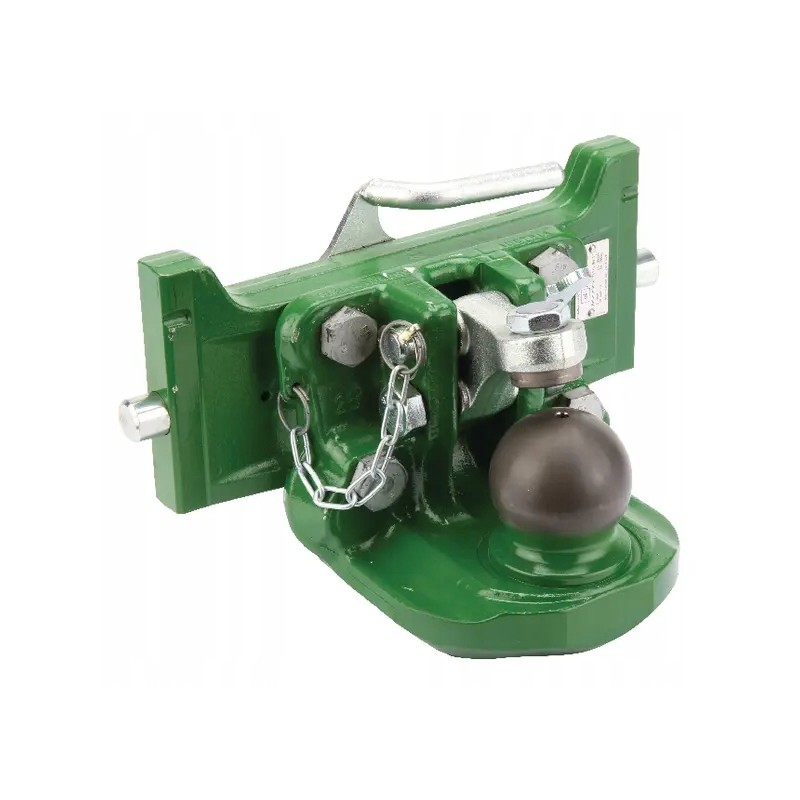 Ball transport hitch 80 mm green