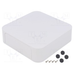 1 pcs x TAKACHI - PF15-5-15W - Enclosure: with panel, PF, X: 150mm, Y: 150mm, Z: 45mm, ABS, white