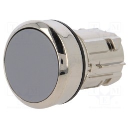 1 pcs x SIEMENS - 3SU1050-0AB80-0AA0 - Switch: push-button, 22mm, Stabl.pos: 1, grey, none, IP67, flat