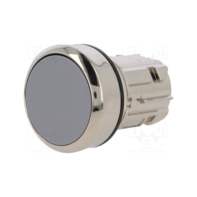 1 pcs x SIEMENS - 3SU1050-0AB80-0AA0 - Switch: push-button, 22mm, Stabl.pos: 1, grey, none, IP67, flat