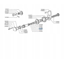 Pierscien 28 2x34 5x1 new holland case 5141500 cnh